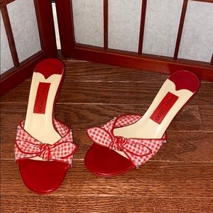 Refurbished Vintage Jimmy Choo Kitten Heel Sandals